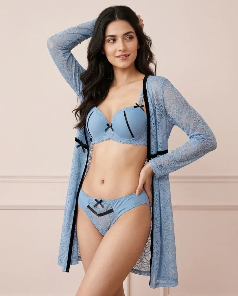 Dusty Mauve Lingerie Set